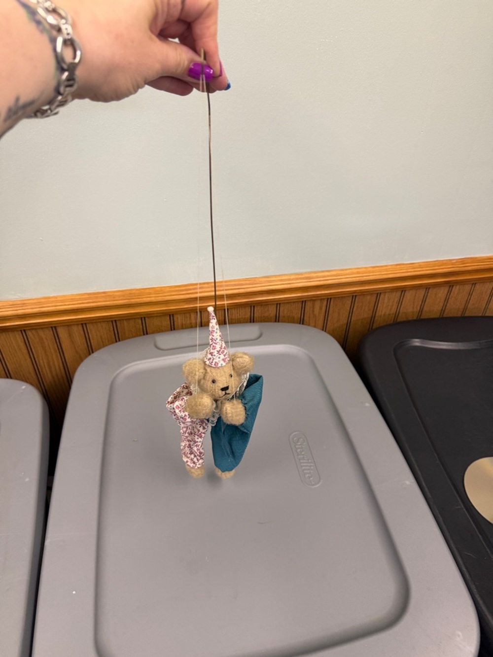 Teddy Bear Puppet Decor